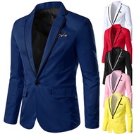 Blazer Masculino Homme Slim Fit For Men 2019 Stylish Casual Solid Blazer Business Wedding Party Outw