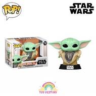 Funko Pop Star Wars Din Grogu With Armor Number 712 Original Collectible Vinyl Figure Toy