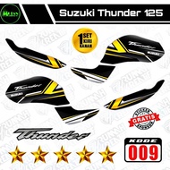 Decal Sticker Striping Variasi Suzuki THUNDER 125 | Decal Thunder 125 | Striping Thunder 125 | Stick