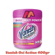 Vanish Powder Oxi Action 400gr Bubuk Pink Penghilang Noda Pakaian