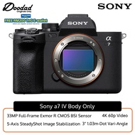 Sony A7 IV / A7 Mark IV / A7IV Body Only Mirrorless Camera | Sony My Set | 1Year Warranty | Sealed S