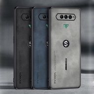 Xiaomi Black Shark 4 5 3 3S 4S Pro Luxury Business Retro Leather Soft Rubber TPU Case Cover