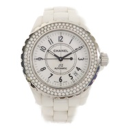 CHANEL J12 Diamond陶瓷手錶自動機芯白色