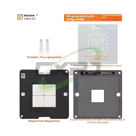 Amaoe BGA Reballing Stencil SR404 SR405 SR406 SR408 SR409 SR40B SR40D SR40E SR40A SRCXY SRJAU SRKM2 