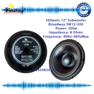 SUBWOOFER SW12-500 BROADWAY 12" 500watts SPEAKER