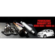 PERODUA VIVA 850 & 1000cc EXHAUST FULL SYSTEM POWERZONE