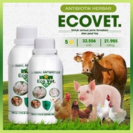 Ecovet Herbal antibiotics untuk anti biotik pada hewan seperti babi,sapi, ayam dan lainnya. ( beli 2