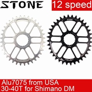 Stone Oval Chainring 12s for Crank M6100 M9100 M8100 M7100 30 32 34 36 38 40 42 44 46 48T Bike Direc