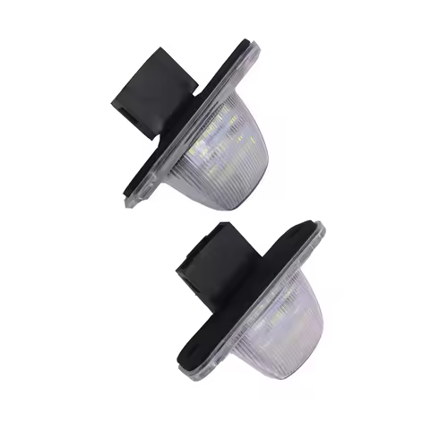 2PCS White 12V LED License Plate Light Number-plate Lamp For VW Passat B5 B6 For VW Transporter T4 P