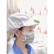 White mesh hat, medical mesh hair cap, protective mesh hair cap for workers