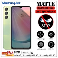 LAYAR Anti-Scratch Hydrogel Privacy Matte Samsung A24 4G / A23 4G / A23 5G / A22 4G / A22 5G Screen 