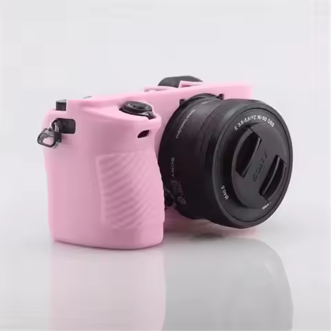 Soft Rubber Silicone Camera Case for Sony A6400 A6300 A6100 Body Cover Skin
