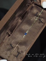 質感藍寶石鑽石18k金手鏈
💎Sapphire Diamond Adjustable 18k White Gold Bracelet
