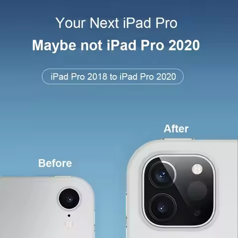 For iPad Pro 2018 Second Change To For iPad Pro 2020 Lens Metal Plastic Material Camera Lens Turn To