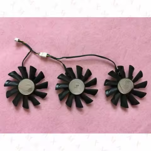 LL Set of 3 Fan Cooler Fan For MSI GTX 1060 1070 1080Ti DUKE 8G PLD09210S12HH​ 85mm