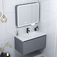 Aluminum Bathroom Cabinet Modern Vanity Cabinet Small Toilet Cabinet 50CM Bathroom Cabinet 60CM Bath