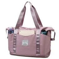 Taiwan Fashion Retractable Travel Bag Female Super Large Capacity Dry Wet Separation Hand Luggage Wa