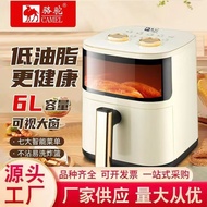 Air Fryer Household Large-Capacity Fryer Multi-Function Integrated Visual Flip-Free Air Fryer Oven t