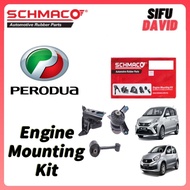 SCHMACO Engine Mounting Set Perodua ALZA MYVI 1.5 2011-2016 LAGI BEST