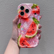 TEMU Phone Case: Protection, Drop-proof And Scratch- Phone Cases Watermelon Slices With Mint And Ice