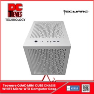 Tecware QUAD MINI CUBE CHASIS WHITE Micro-ATX Computer Case