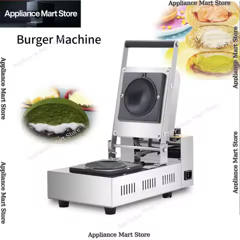 Electric UFO Burger Machine Large Size126MM Ice Cream Burger Maker Grill Gelato Panini Press Machine
