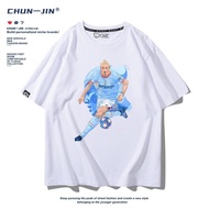 HAALAND Manchester City Haaland Short-Sleeve T-Shirt Majin Buu Champions League Premier League Champ