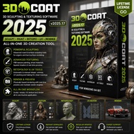 🔥 3DCoat v2025.17 2025 Lifetime For Windows 64-Bit | 3D Sculpting Software