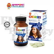 Chewies Multivitamin Plus Taurine Lychee Flavoured Chewable Tab 60's (Exp: 01/2023)