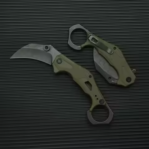 Ks2064 karambit Camping Folding Knife 8CR13 Blade G10 Handle Pocket Survival Tactical Hunting Utilit