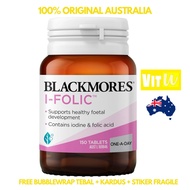 Blackmores I-Folic 150 tablets - Vitamins for Pregnant Women & Babies Pregnancy - Blackmores I Folic
