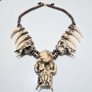 DAYAK ETHNIC SKULL NECKLACE REGIONAL ETHNIC NECKLACE/ MINAHASA NECKLACE/ DAYAK NECKLACE/ Ethnic Neck