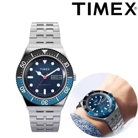 TIMEX Automatic Brand Men's Watch Luxury Leisure Multifunction Watches for Men Calendar Steel Strip 