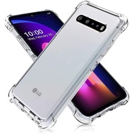 For LG V60 V50S V50 V40 V35 V30S V30 ThinQ V20 Stylo 6 5 4 Plus Soft Shockproof Case Crystal Clear Gel TPU Shock-Absorption Cover