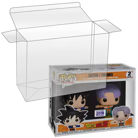 Funko Pop Protector Compatible with Funko Pop,2-Pack Figures Boxes for Funko- 4" Inch-Pop Vinyl Figu