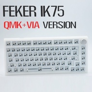 Feker Ik75 Qmk Via Keyboard Mekanikal Versi Custom Dengan Lampu Led
