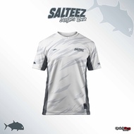 Salteez - Basic Jersey White Grey 2026 SS Fishing Jersey