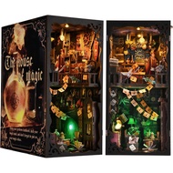 Hamaileon In Stock Miniature House 3D Book Nook Kit Puzzle DIY Book Nook with LED Light