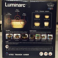 (全新)Luminarc樂美雅耐熱透明雙鍋組1.5L2.5