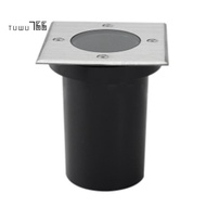 GU10 Outdoor Ground Spot Landscape Square Lamp Housing, Floor Lamp for GU10 Bulb