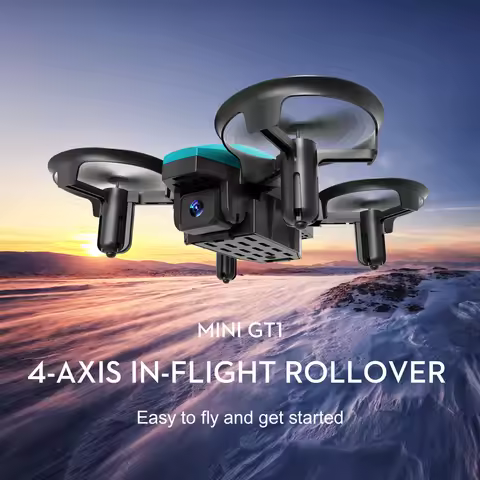 Gt1 mini 360 ° rotating rolling drone 2.4G anti-jamming portable remote control quadcopter children'