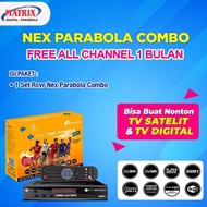 (Bestoffer) Receiver Nex Parabola Combo ( Dvb S2 &amp; Dvb T2 )