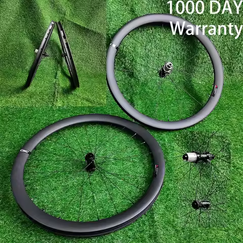 CSC 700C Carbon Wheelset for Gravel Bicycle carbon wheels 40mm 45mm 50mm deep Bike 36T Center Lock D