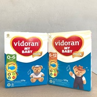 Susu Formula VIDORAN MY BABY 0-6 bulan dan 6-12 bulan BOX 125 gram