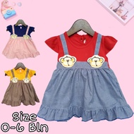 GIRLS' DRESS AGED 0-6 MONTHS, THE LATEST HITS CHILDREN'S CLOTHES