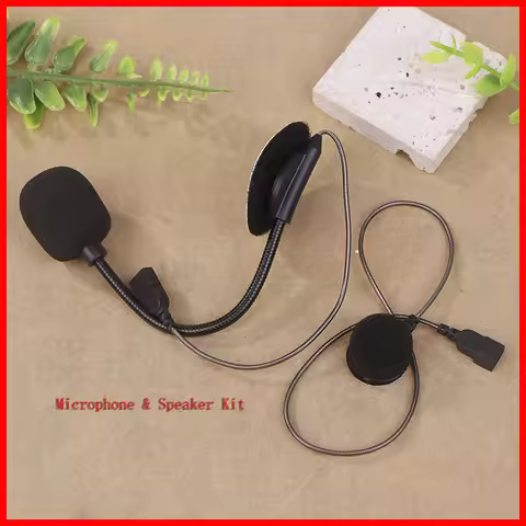 For Cardo Freecom/Spirit Motorcycle Helmet Bluetooth Intercom Soft Wire Microphone Hard Wire Microph