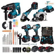 (แพ็ค5) MOLITA สว่านไร้สาย 3 ระบบ 299V +เครื่องเจียร์ไร้สาย + สว่านโรตารี่ไร้สาย+บล็อกแบตเตอรี่+ เลื