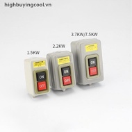 HCVN Start Button Switch AC380V Three-phase BS211B BS216B BS230B Motor Control Start Stop Switch HOT