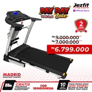 Jezfit Alat Fitness Treadmill Elektrik Alat olahraga lari Madrid