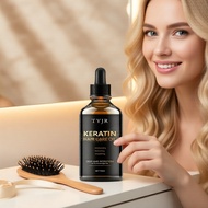 Sulfate-Free Keratin Serum | Promotes Stronger Hair, DHT Blocker, Cruelty-Free & Natural Ingredients
